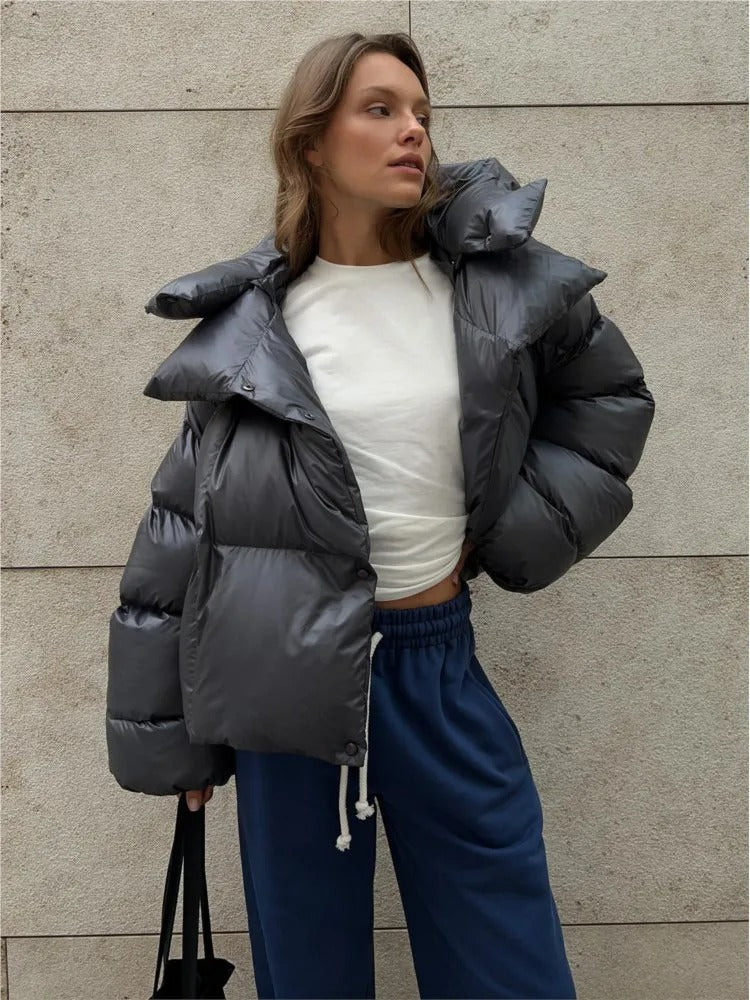 Women's Winter Jacket | Warm | Hooded | Puffer Jacket | Down Jacket-Fashion Nora