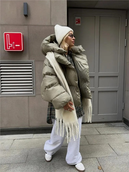Women's Winter Jacket | Warm | Hooded | Puffer Jacket | Down Jacket-Fashion Nora