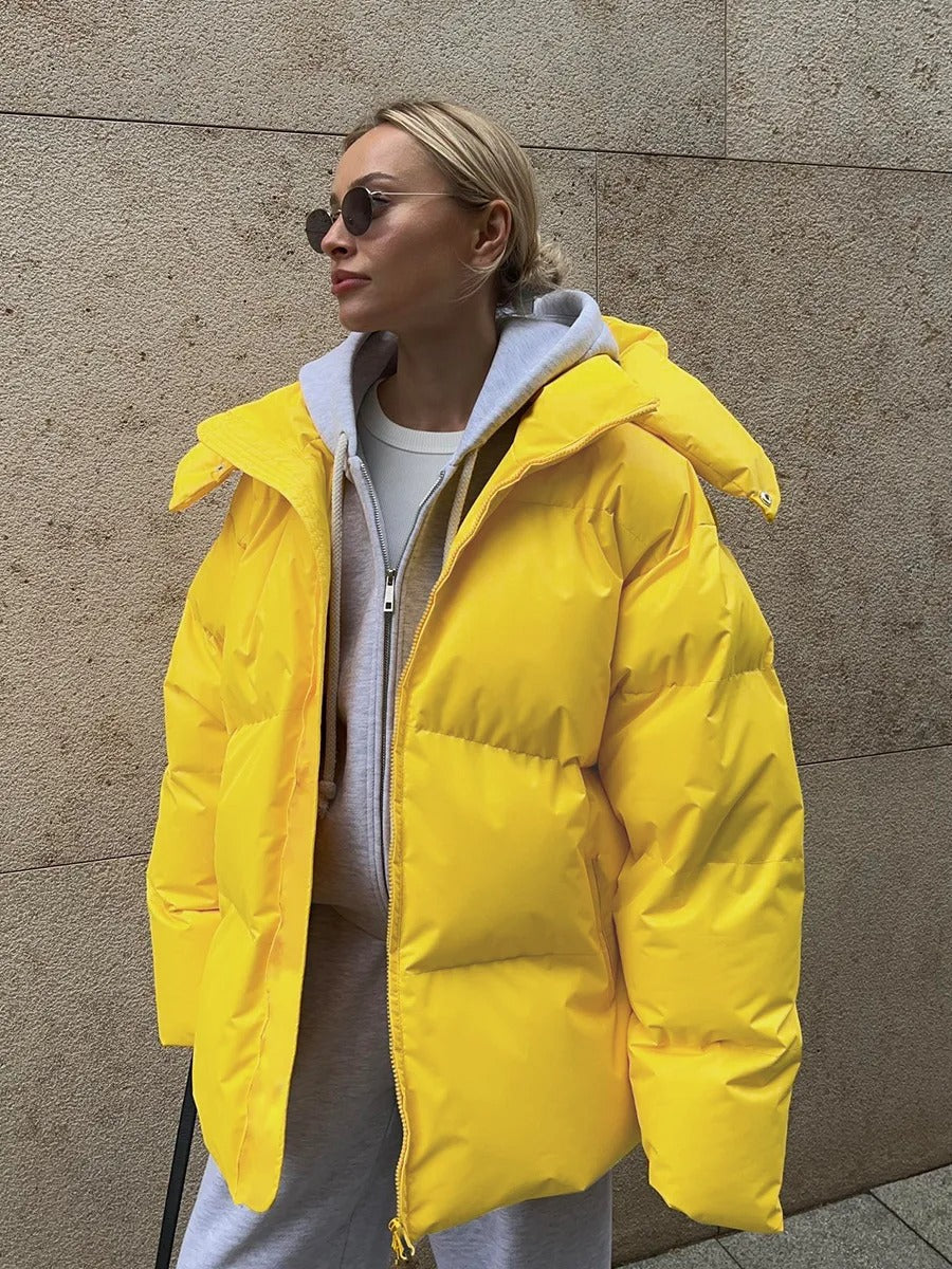 Women's Winter Jacket | Warm | Hooded | Puffer Jacket | Down Jacket-Fashion Nora