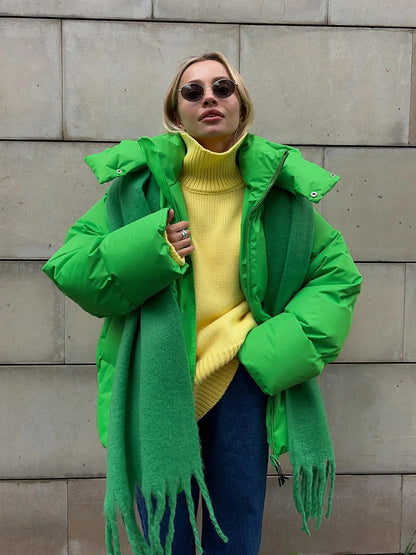 Women's Winter Jacket | Warm | Hooded | Puffer Jacket | Down Jacket-Fashion Nora