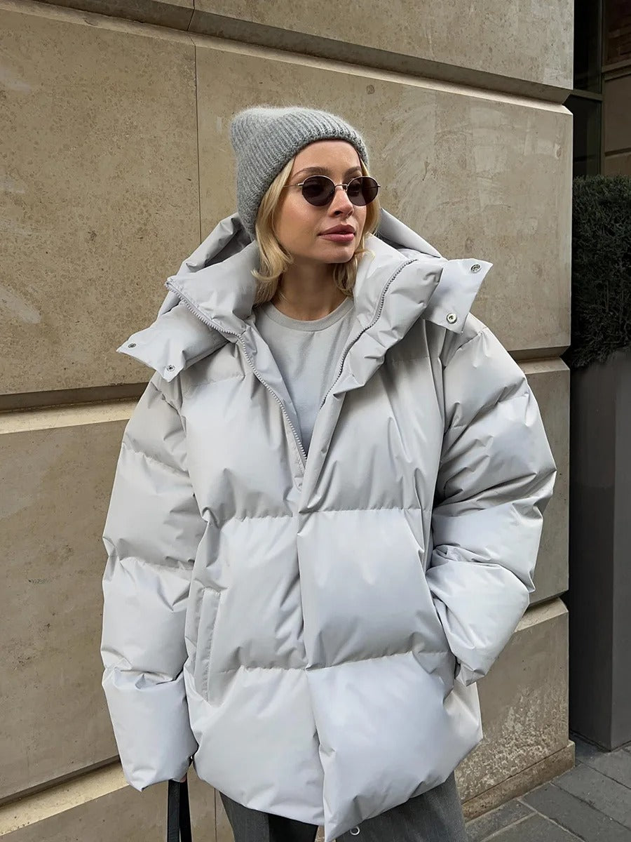 Women's Winter Jacket | Warm | Hooded | Puffer Jacket | Down Jacket-Fashion Nora