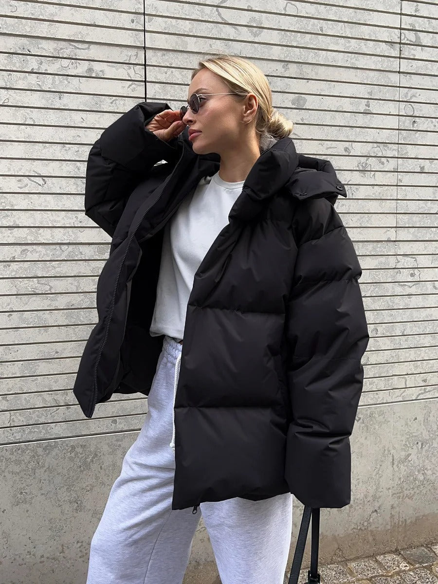 Women's Winter Jacket | Warm | Hooded | Puffer Jacket | Down Jacket-Fashion Nora