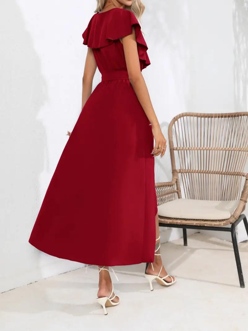 Formal wrap dress midi online