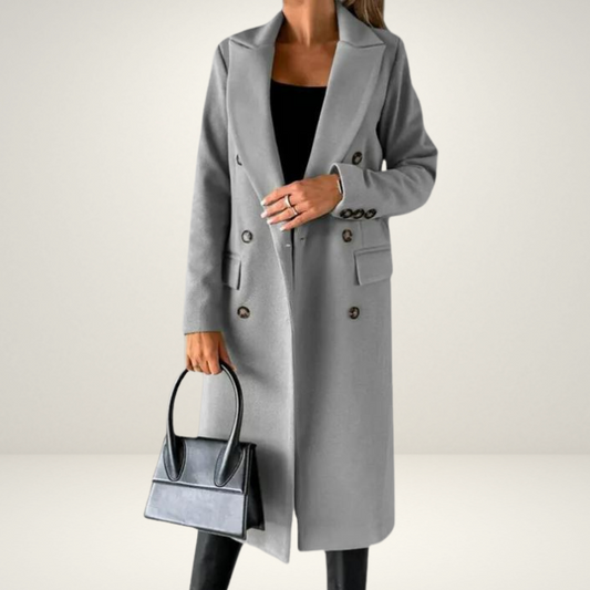 Zaara Wool Coat | Stylish women's coat for fall and winter-Fashion Nora